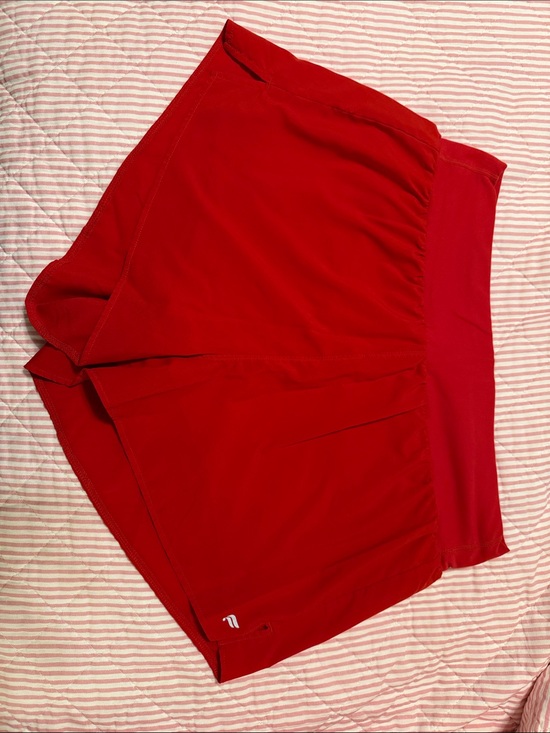 Fabletics Pants - Fabletics Red Athletic Shorts with Wide Waistband